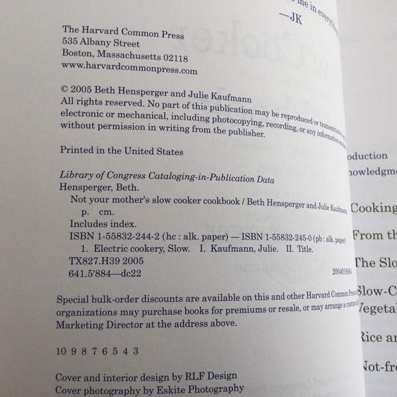 Not Your Mother's Slow Cooker Cookbook - Picture 11 of 12